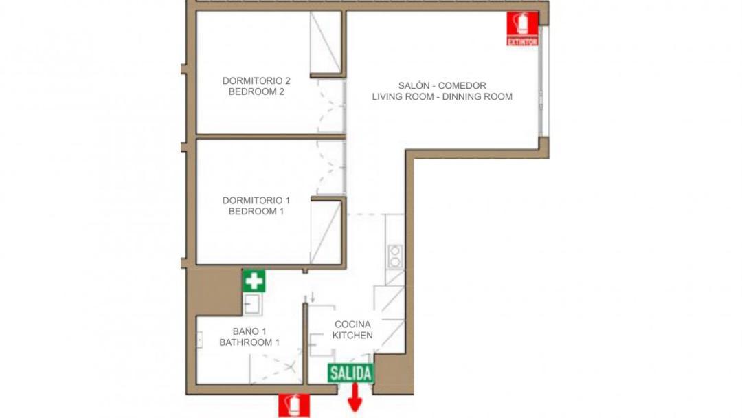 2 Bedrooms 1 Bathroom Furnished - Justicia - Executive Style - Mintystay Μαδρίτη Εξωτερικό φωτογραφία